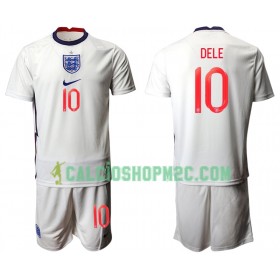 Inghilterra  Dele 10 Bambino Maglia Prima Euro 2020 Manica Corta (+ Pantaloncini)